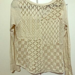 Free people kitted sweater top